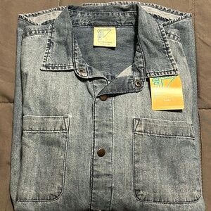 Big Boy Easy Chambray Shirt Husky